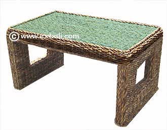 Woven coffee table 