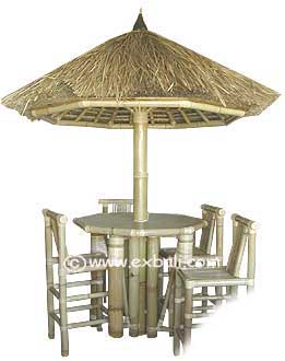Bamboo Umbrella Table 2