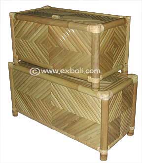 Bamboo blanket boxes