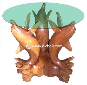 carved dolphin Table