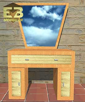 Modular vanity unit