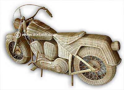 Motorcycles made from  Balinese Rattan  
