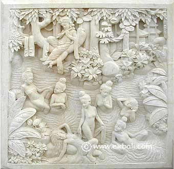 Bathing scene