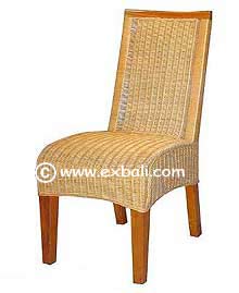 Wicker dining chair