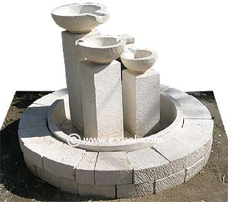 Pond with cascading  feature