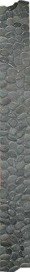 Natural stone and pebble mosaic border tiles