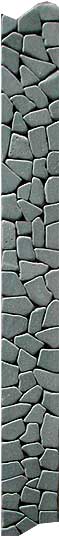 Stone and pebble borders