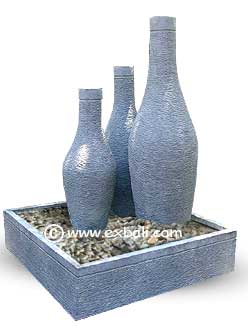 Bottle set water featue