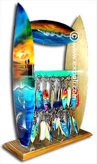 Surfing Key Chains
