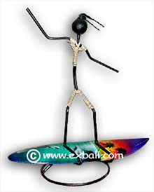 Airbrushed Surfing Souvenirs from Bali