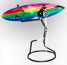 Airbrushed Surfing Souvenirs from Bali