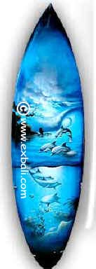 Airbrushed Surfboards from Bali