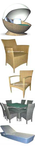 Bali synthetic rattan and Outdoor woven furniture manufacture and export