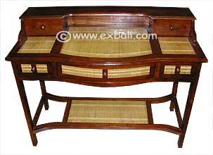 Combination Teak Bamboo Console