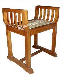 Teak Bamboo Vanity stool