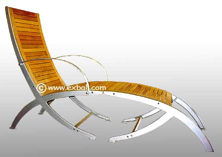 Aluminium Teak Conmbination furniture