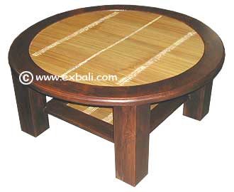 Circular coffee table
