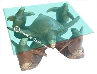 Five turtle table 