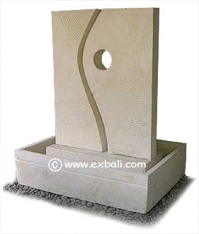 Abstract Balinese water feature