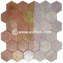 interlocking marble tile