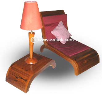 Teak lounger set