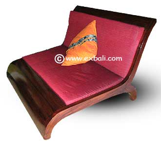 Teak 'Lazy" lounger
