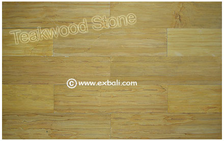 example of teakstone floor