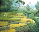 Mountain scene landscape