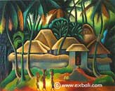 Contemporary landscape art from Bali