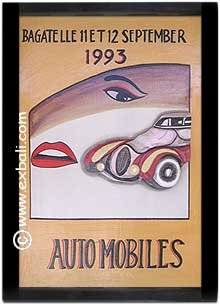 Automobiles signboard