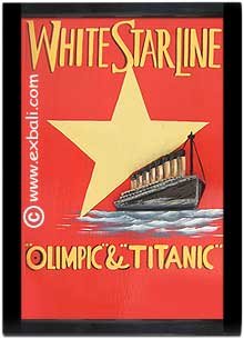 White star line signboard
