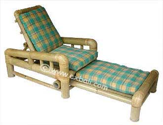 Bamboo lounging chair