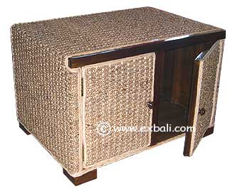 Water Hyacinth TV Cabinet