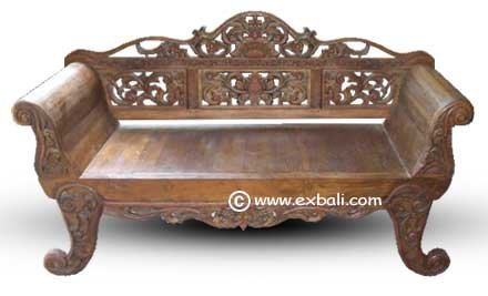 Carved knockdown Daybed / Sofa