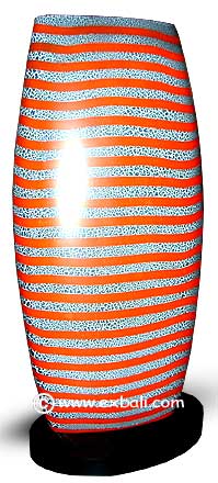 Free standing fiberglass lampshade