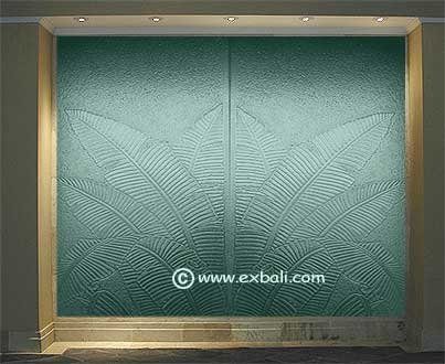 Glass panel dividing wall example