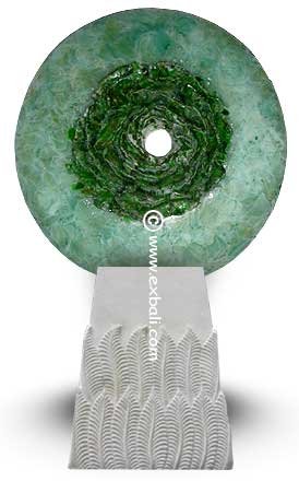 real glass sculpture