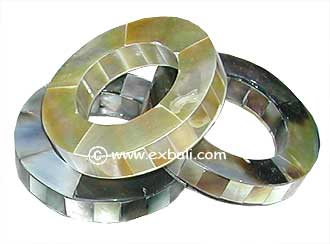 Mother of pearl napkin rings