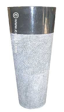 Black pedestal basin
