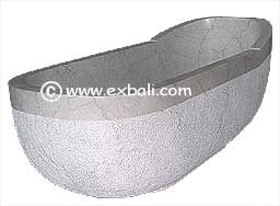 Textured marble Bathtub
