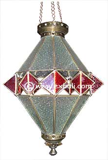 Hanging glass leadlight