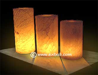 onyx tea candle covers