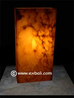 Onyx stone lighting products