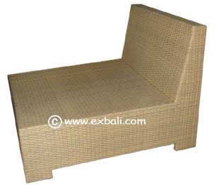 Modular outdoor woven furniture