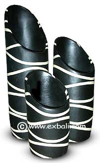 Painted Ceramic vases