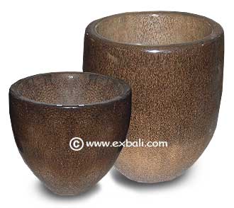 Bowl style palm pots