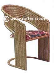 Metal frame rattan furniture