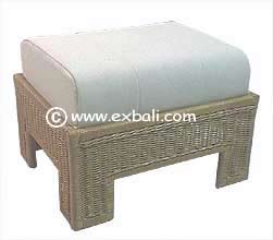 Woven ottoman