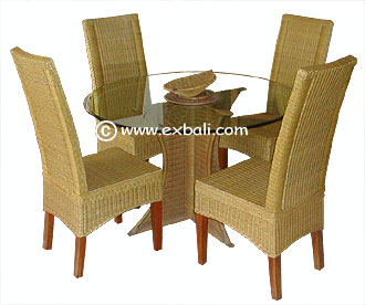 Rattan dining set