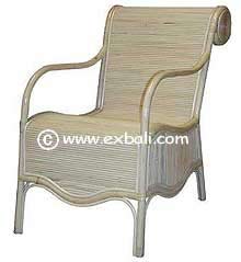 Rattan armchair